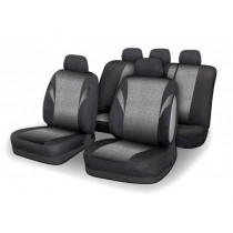 Тапицерия на седалки комплект 9бр POLY сиво AIRBAG