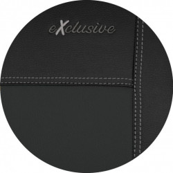 Автоматични тапицерии Exclusive Leather черно-черни (кожа)