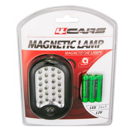 Работна лампа с магнит, 24+3 LED MYDLO