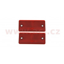 Отразител червен 90x40mm (2бр)