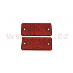 Отразител червен 90x40mm (2бр)