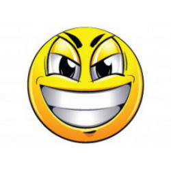 Смолни самозалепващи се 3D стикери Smile 4бр.