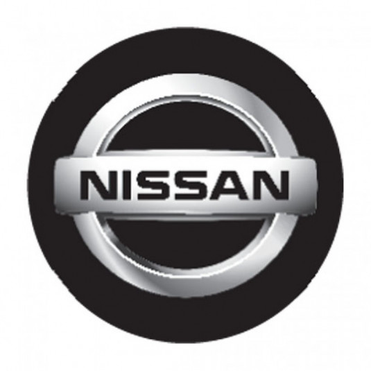 Смолни самозалепващи се стикери 3D Nissan 5cm 4бр.