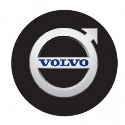 3D смолни стикери Volvo черни 4 бр.