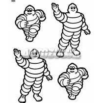 Самозалепка комплект Michelin 4бр.