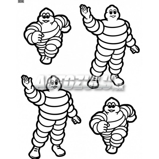 Самозалепка комплект Michelin 4бр.