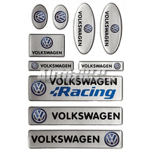 Комплект стикери Volkswagen 10 бр.