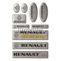 Комплект самозалепваща се стикер Renault 10бр