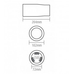 Краища на аuspuffа (Ø аuspuff до 66mm)