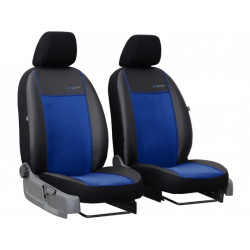 Автоклъфи Exclusive Alcantara 1+1 преди (Alcantara-кожа) синьо-черни