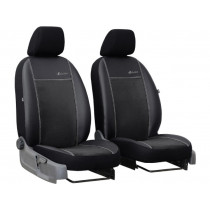 Автомобилни тапицерии Exclusive Alcantara 1+1 преди (Alcantara-кожа) черно-черни