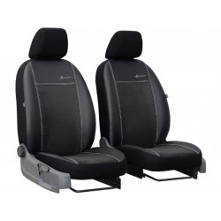 Автомобилни тапицерии Exclusive Alcantara 1+1 преди (Alcantara-кожа) черно-черни