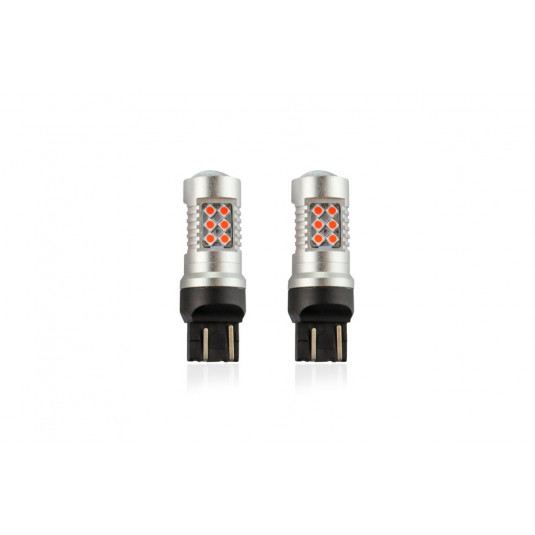 LED крушки CANBUS T20 21/5W 12V/24V червени