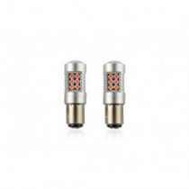 LED крушки CANBUS (P21/5W) 12V/24V червена