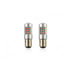 LED крушки CANBUS (P21/5W) 12V/24V червена