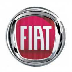 Смолни стикери 3D Fiat червено 4бр
