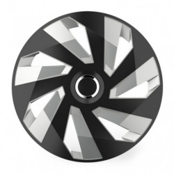 Капачки на колелата 14 Vector RC black and silver