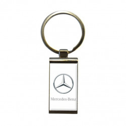 Ключодържател смолен Mercedes правоъгълник