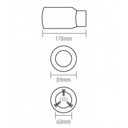 Краят на издухалката (Ø издухалка до 54mm) V11