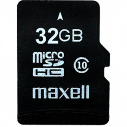 Памет карта MicroSDHC 32GB CL10 + адап 854718 MAXELL
