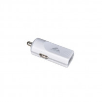 USB зарядно устройство 1A 12/24V - бяло
