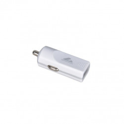 USB зарядно устройство 1A 12/24V - бяло