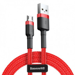 Кабел USB към micro USB BASEUS Cafule 1,5A 200cm червен