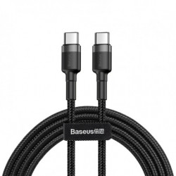 Кабел USB-C към USB-C BASEUS Cafule PD 2.0, QC 3.0, 60W, 200 см