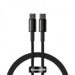USB-C на USB-C кабел BASEUS Tungsten Gold, 100 W, 100 см