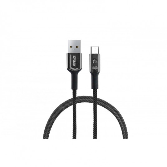 Кабел USB+microUSB 100cm FullLINK UC-11