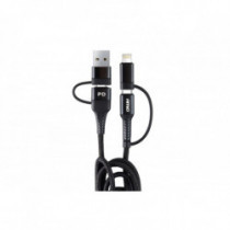 Мултикабел USB C-USB C iOS USB A FullLINK 100cm UC-15