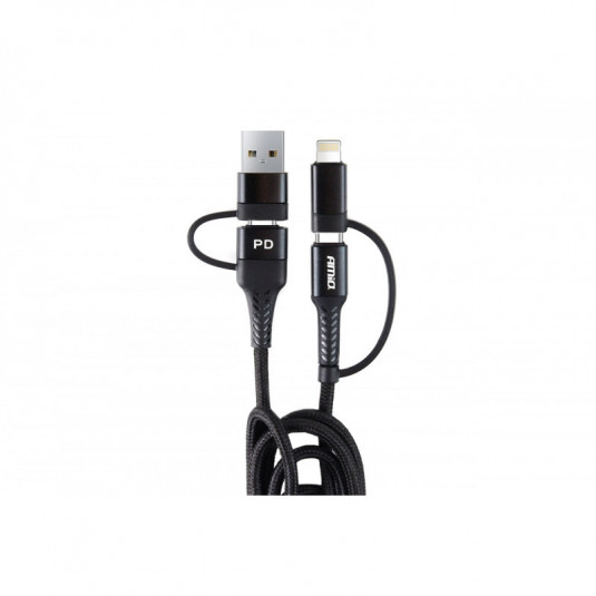 Мултикабел USB C-USB C iOS USB A FullLINK 100cm UC-15
