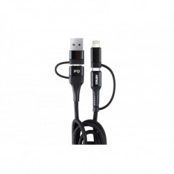 Мултикабел USB C-USB C iOS USB A FullLINK 100cm UC-15