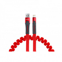 Пружинен USB+Apple lightning кабел 120cm FullLINK UC-13