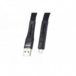Пружинен кабел USB+microUSB 120cm FullLINK UC-12