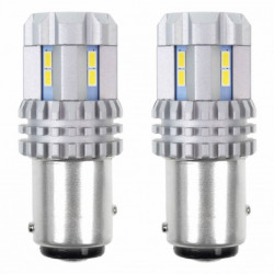 LED крушки CANBUS 3020 22SMD UltraBright 1157 BAY15D P21/5W White 12V/24V