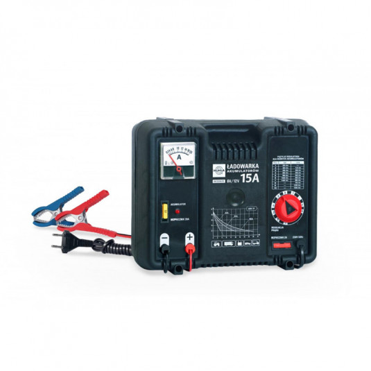Зарядно устройство за автомобилни/мото батерии Kukla BK 5 6V/12V 15A (30-180Ah)