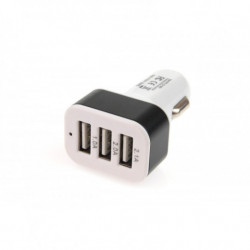 Автомобилно зарядно устройство за мобилен телефон с 3xUSB бяло PCH-03