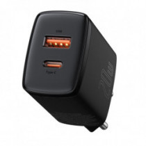 Зарядно устройство Baseus Compact Quick Charger, USB, USB-C, 20W
