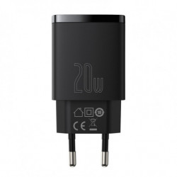 Зарядно устройство Baseus Compact Quick Charger, USB, USB-C, 20W