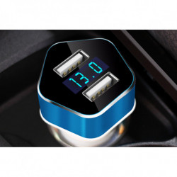Автомобилна зарядка 2xUSB + TEST PCH PRO-05