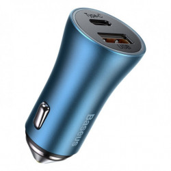 Автомобилно зарядно устройство BASEUS Golden Contactor Pro, USB + USB-C, QC4.0 +, PD, SCP, 40W