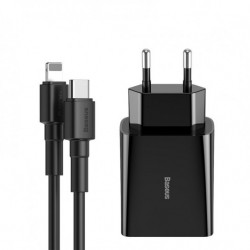 Зарядно устройство USB-C PD Baseus Mini, Power Delivery 18W с кабел Lightning 100 см