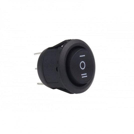 Превключвател люлеещ се кръгъл 12/230V – BU03
