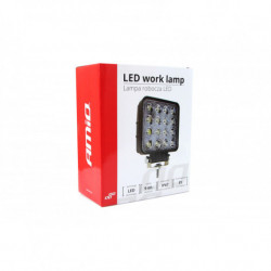 Работна LED лампа 16x LED AWL05 EMC 108x108 48W FLAT 9-60V