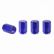 Алуминиеви капачки на клапан сини 4 бр.