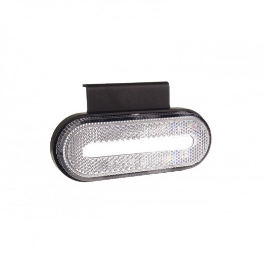 Бяла контурна светлина – овална LED - OM-01-W