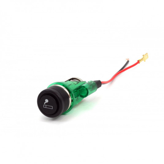 Запалка EURO със гнездо с подсветка 12V CLI-03