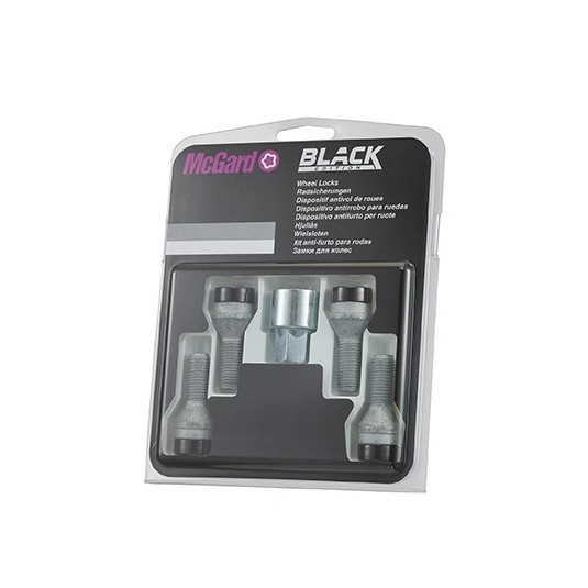 Безопасностни болтове McGard M14x1,5x27,3mm 60° BLACK EDITION