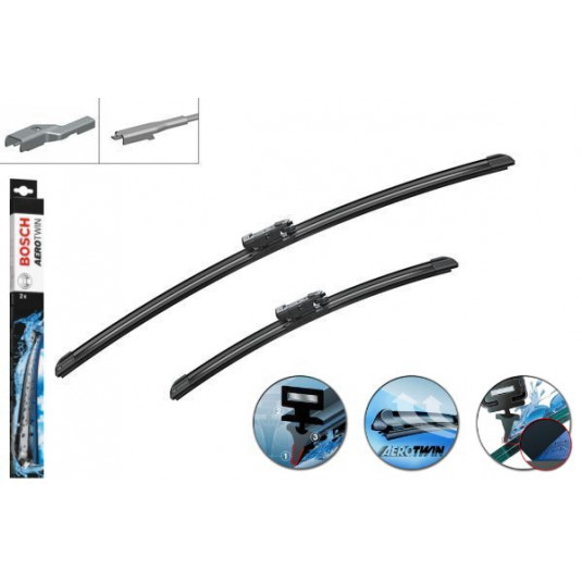 Щетки Bosch Aerotwin комплект за NISSAN Qashqai+2 [JJ10] (08.08-12.13) 600/380mm